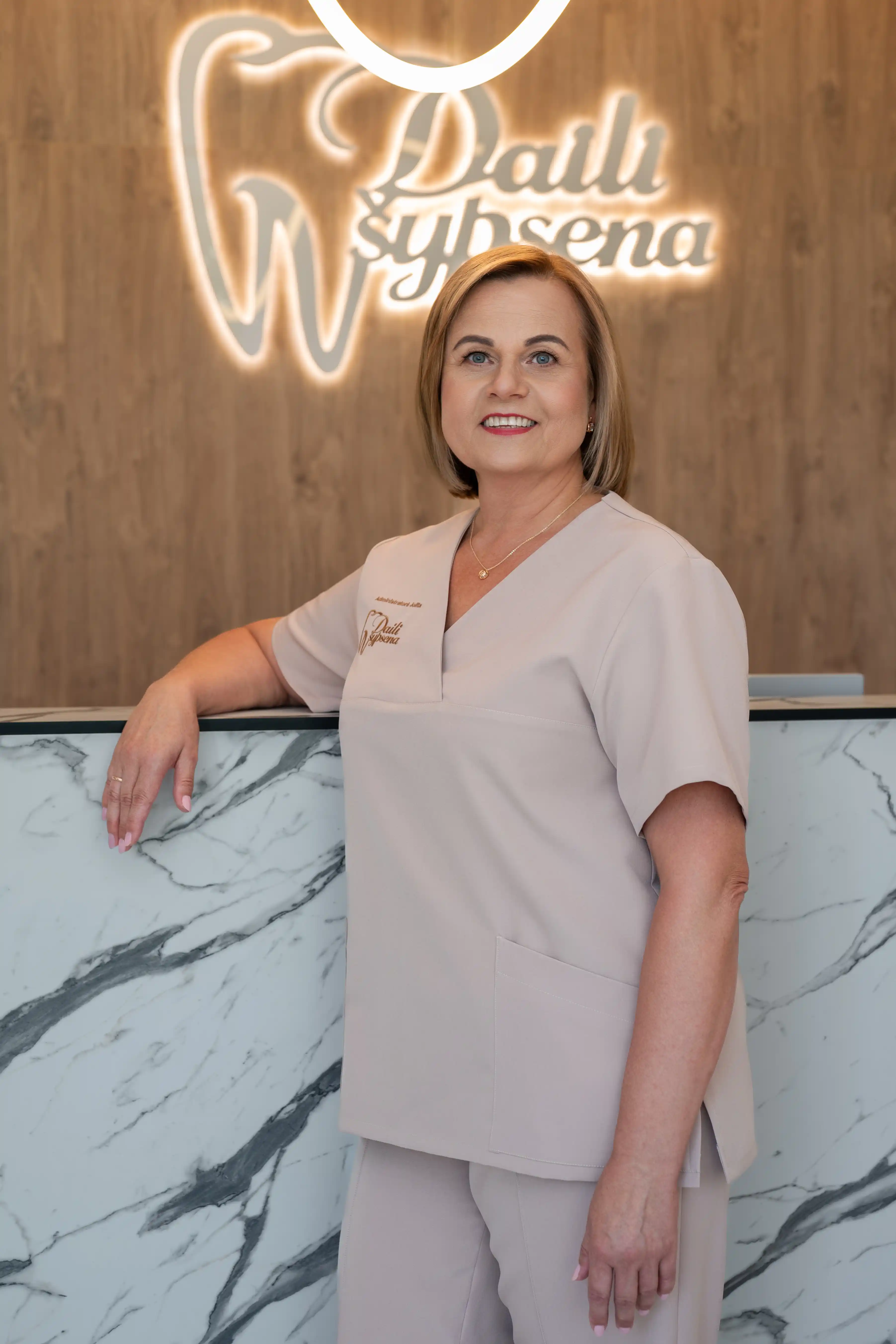 Klinikos administratorė Jolita